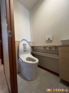 福岡市中央区　手洗い場付　レストパル　トイレリフォーム