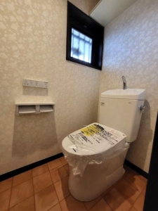 T様邸トイレリフォーム　福岡市東区　ピュアレストQR