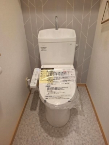 T様邸トイレリフォーム　糟屋郡　粕屋町　ピュアレストQR