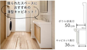 薄型キャビネット