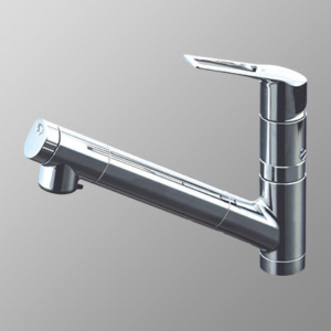 浄水器内蔵用シングルシャワー付混合栓