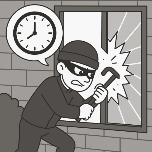 短時間で侵入できるか