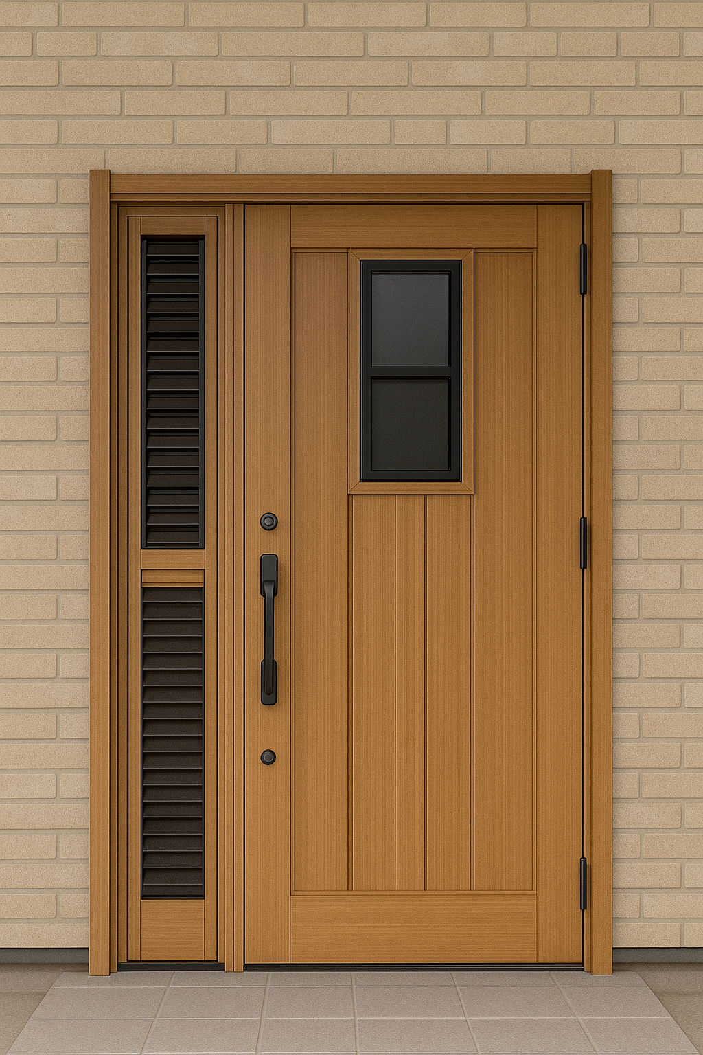 玄関ドア　採風タイプの玄関ドア