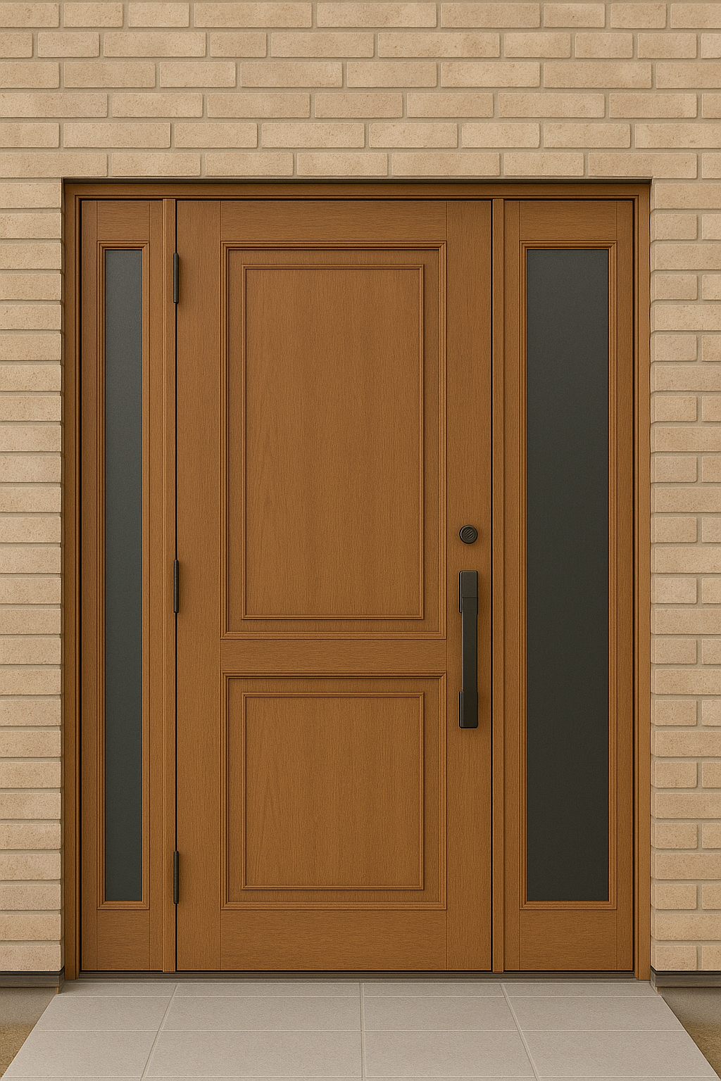 玄関ドア　両袖ドア