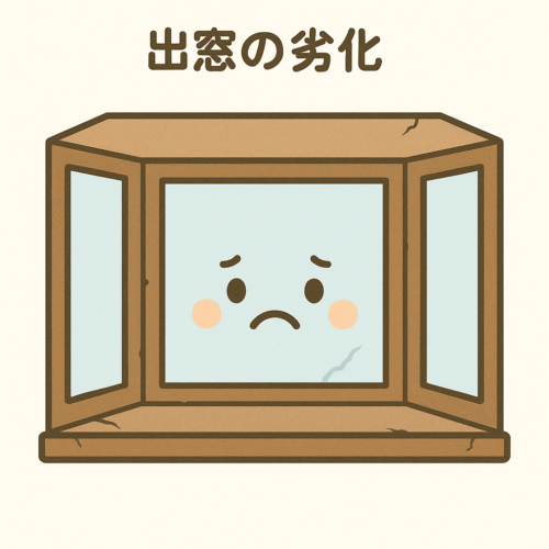 出窓の劣化