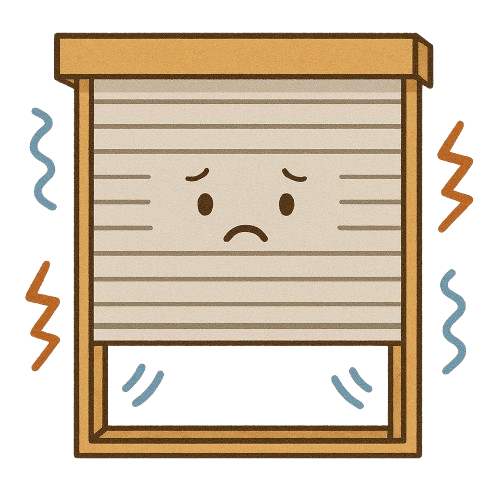 ガタガタ・バタバタ音が大きい