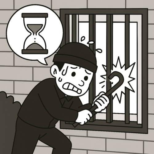 壊すのに時間がかかる