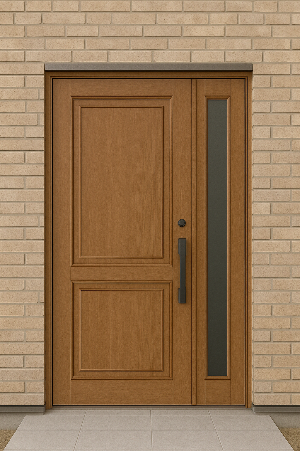 玄関ドア　片袖ドア