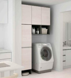 お掃除道具も収納可能なプラン