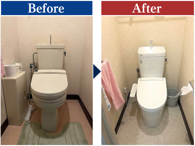 福岡市西区 アメージュ+KBシリーズで組み合わせトイレリフォーム