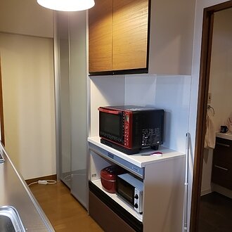 キッチン収納取り付けリフォーム｜福岡市博多区在住のお客様のイメージ