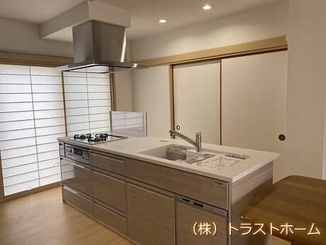 福岡市東区で和室をキッチン空間へリフォームしました。のアフター画像