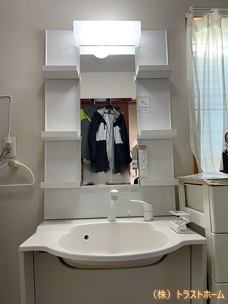【車椅子対応】洗面化粧台リフォーム｜佐賀県唐津市在住のお客様のアフター画像
