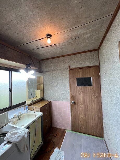 洗面所リフォーム｜朝倉市在住のお客様のビフォー画像