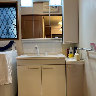 洗面化粧台リフォーム｜福岡市早良区在住のお客様のイメージ