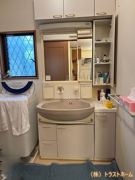 洗面化粧台リフォーム｜福岡市早良区在住のお客様のビフォー画像