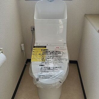 【福岡県大野城市】お手入れ簡単ＴＯＴＯ〈ＺＲ１〉でキレイが続くトイレリフォームのイメージ
