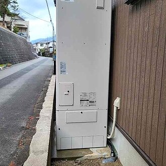 【太宰府市】電気温水器からエコキュートへ取替リフォームのイメージ