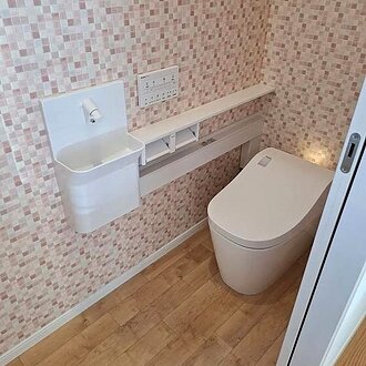 泡洗浄・除菌・脱臭まで全自動トイレリフォームのイメージ