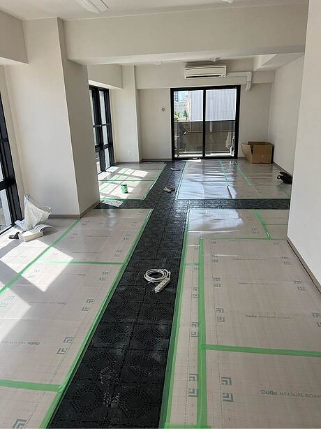 【福岡市博多区】間仕切り壁を新設したテナントリフォーム工事のビフォー画像