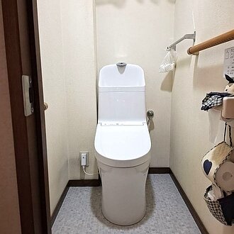 爽やかな雰囲気のトイレへリフォームのイメージ