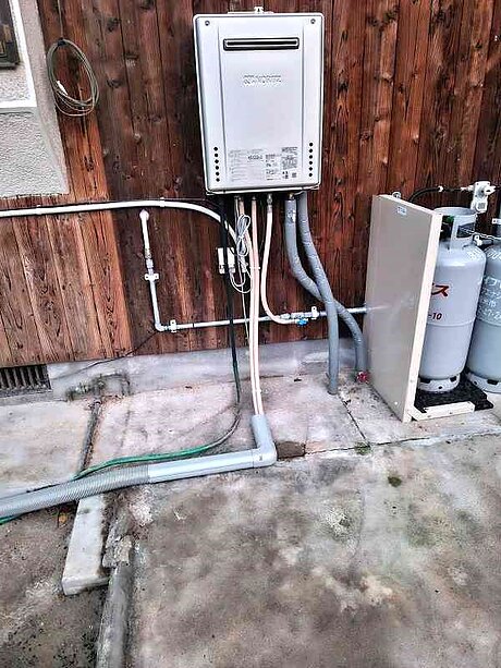 ガス給湯器〈エコジョーズ〉でより快適入浴が可能に！のアフター画像