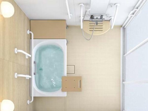 TOTOバリアフリー浴室のご紹介の画像