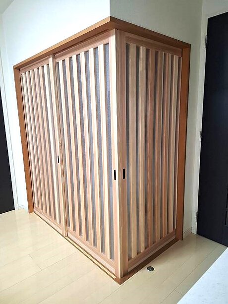 造作リフォームで叶えるオリジナル建具のアフター画像