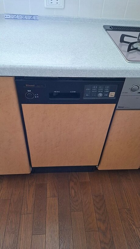 深型スライド食洗機へ交換リフォームのビフォー画像