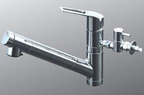 浄水器内蔵用シングルシャワー付混合栓のイメージ