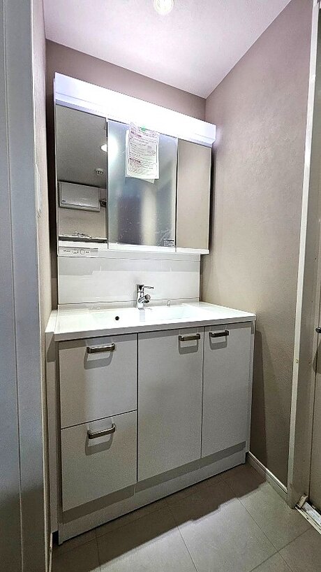 パナソニックCXシリーズで使いやすい洗面化粧台へリフォームのアフター画像