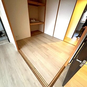 畳からフローリングへ快適空間に一新のイメージ