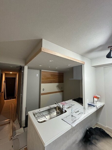 収納とデザイン性を高めたこだわり空間のビフォー画像