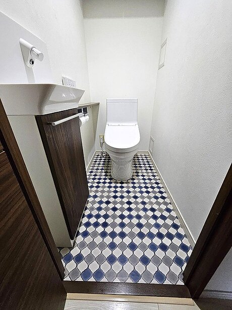 手洗い別で広々使えるZJ2の快適空間のアフター画像