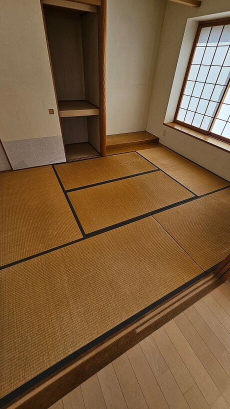 新しい畳で和室を明るく快適な空間へリフレッシュのビフォー画像