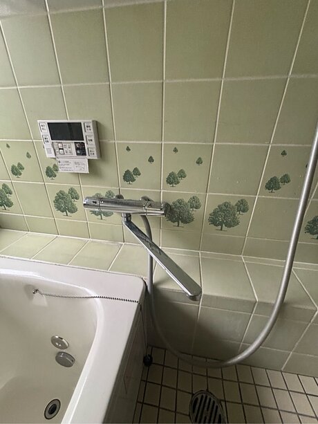 サーモスタットシャワー水栓で快適なバスタイムをのビフォー画像